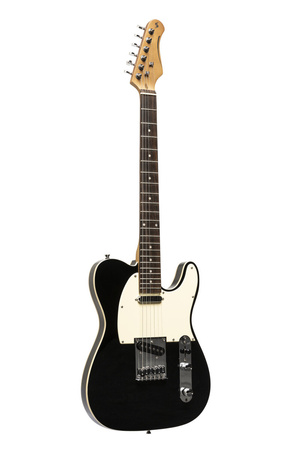 Stagg SET-STD BLK - czarna gitara elektryczna serii T, Alnico i push/pull