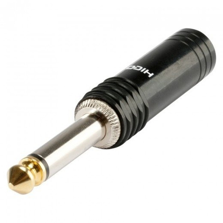 HICON HI-J63M04 - wtyk kablowy jack 6,35 mm TS, 2 styki
