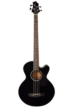 Samick AB-2-B - gitara basowa, elektroakustyczna - czarna