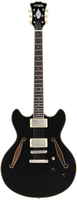D'Angelico Excel DC Tour Solid Black - gitara elektryczna