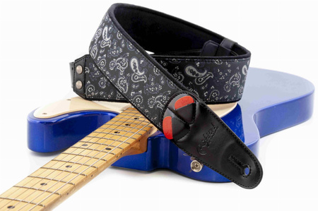 RightOn Straps Paisley Black - Pasek do Gitary