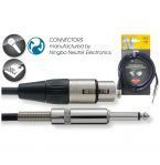Stagg NMC3XPR - kabel mikrofonowy, XLR żeński - jack 6,35 mm TS, 3 m