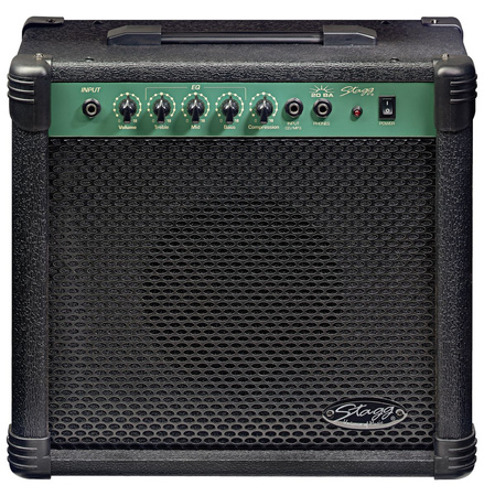 Stagg 20 BA EU - combo basowe 20 W RMS z regulacją kompresji