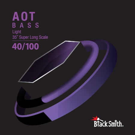 BlackSmith ANW-40100-4-35 - struny do basu 4-strunowego 040-100, menzura do 35 cali, AOT