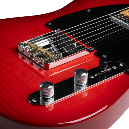 Prodipe Guitars TC90 Alder Trans Red - gitara elektryczna