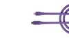 RODE SC19 - Kabel USB-C - Lightning 1.5m fioletowy