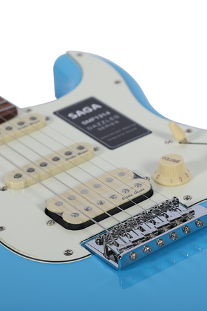 Gitara elektryczna SAGA SMF1314H BL (HSS)