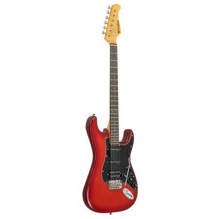 Prodipe Guitars ST93 Alder Trans Red - gitara elektryczna