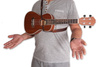 RightOn! Straps Ukulele Hook Brown- Pas do ukulele