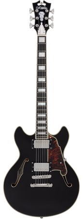 D'Angelico Premier Mini DC Black Flake - gitara elektryczna