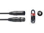 Stagg SDX10-3 - kabel DMX XLR 3-pin męski / żeński, 10 m, czarny