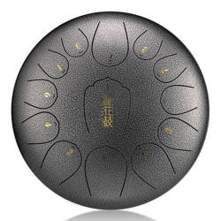 Lotus tongue drum 12" 13 ton Hluru-Huashu THL13-12-Meteorite