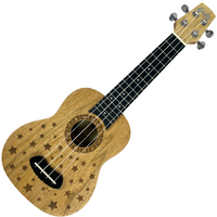 LAILA UFG-2111-A ZODIAC - sopranowe ukulele, lakierowane, kompaktowe brzmienie