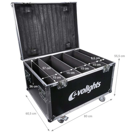 EVOLIGHTS 60x10W RGBW LED WALL WASHER CASE 4IN1