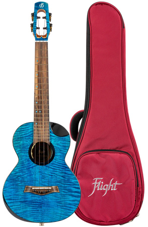 Flight Comet Tenor EQA Blue – Ukulele tenorowe z EQA, błękitne wykończenie