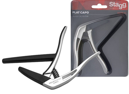 Stagg SCPX-FL CR - kapodaster do gitary klasycznej, chromowany