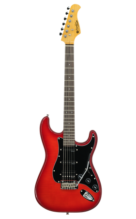 Prodipe Guitars ST93 Alder Trans Red - gitara elektryczna