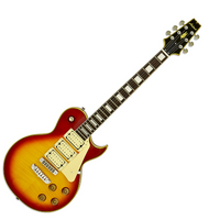 ARIA PE-590AF (AGCS) - 6-strunowa gitara elektryczna, top Okoume, wklejany gryf (heel-less)