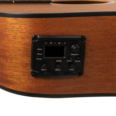 Stagg SA25 DCE MAHO - gitara elektroakustyczna dreadnought cutaway, sapele