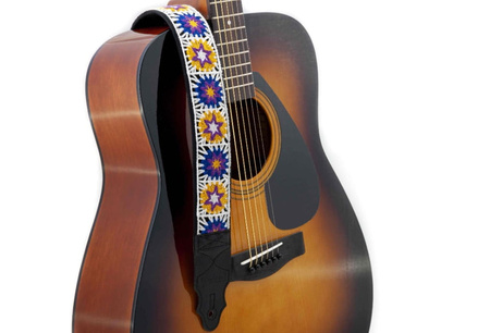 RightOn Straps Crochet White- Pasek do gitary