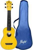 Flight TUS35 YW - sopranowe ukulele 21" żółte z pokrowcem