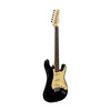 Stagg SES-30 BK - gitara elektryczna SSS, paulownia, 21 progów, czarna