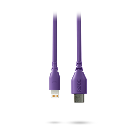 RODE SC21 - Kabel USB-C - Lightning 30cm fioletowy