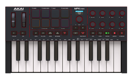 AKAI MPK MINI 4 BLACK - Mini klawiatura sterująca
