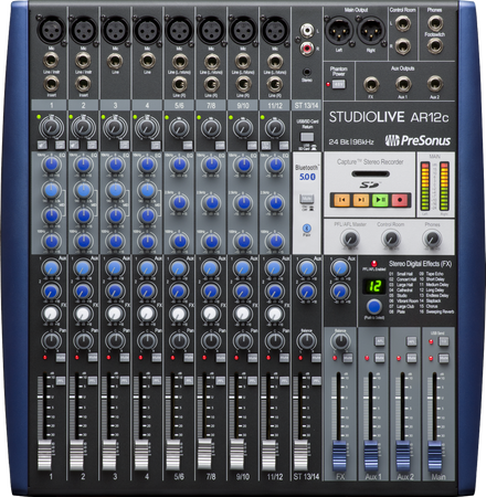 PreSonus StudioLive Mixer AR12c USB