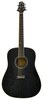 Samick Greg Bennett D-4 TBK - gitara akustyczna dreadnought, Transparent Black