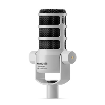 RODE PodMic USB White – Mikrofon Dynamiczny Podcas