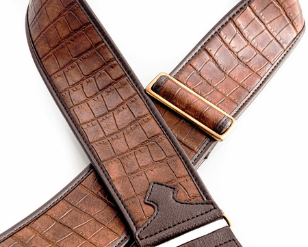 RightOn Straps Talisman Alligator Brown - Pas do Gitary
