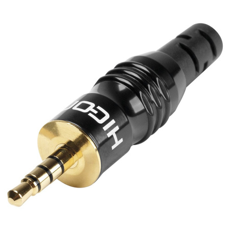 HICON HI-J35T02 - wtyk kablowy jack 3,5 mm TRRS, 4 styki