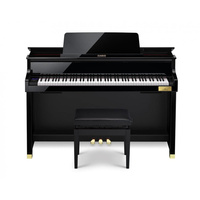 Pianino cyfrowe CASIO GP-510 BP 88 klawiszy klawiatura młoteczkowa + ława (czarne piano)