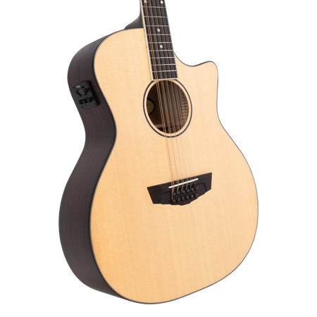 D'angelico Premier Fulton 12 LS Natural - gitara elektroakustyczna 12-strunowa