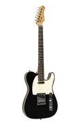 Stagg SET-STD BLK - czarna gitara elektryczna serii T, Alnico i push/pull