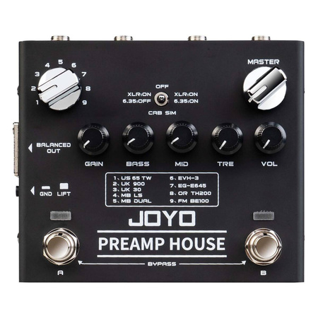 Joyo R-15 Preamp House - efekt gitarowy