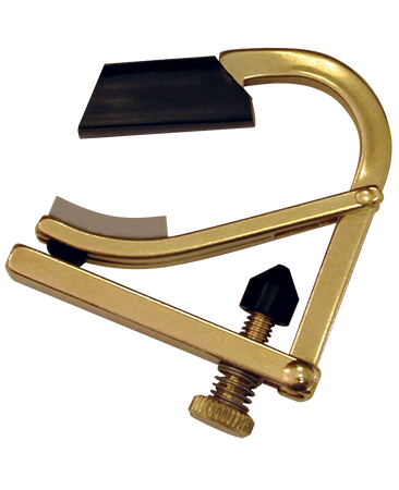 Shubb C7B Partial - Kapodaster do gitary akustycznej - mosiężny