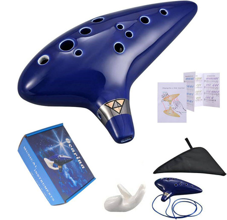 Okaryna ceramiczna Kera Audio 12SED-AC-001-Blue
