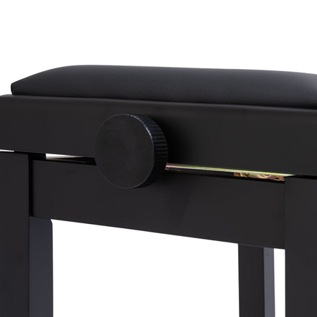 Stagg PB06G BKM SBK - regulowana ława do pianina, czarny mat