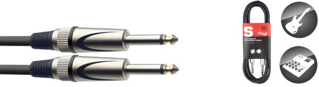 Stagg SGC3DL - kabel instrumentowy, 3 m, czarny