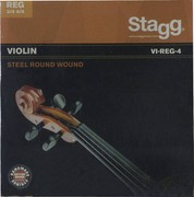Stagg VI-REG-4 - komplet stalowych strun skrzypcowych 3/4 i 4/4, extra extra-light