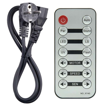 LIGHT4ME TURBO FLOWER efekt disco LED PAR UV kula