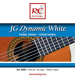 RC Strings DW90 JG Dynamic White - struny do gitary klasycznej, naciąg normalny