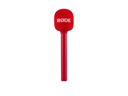 RODE Interview GO - Uchwyt z pop filtrem czerwony
