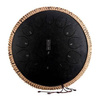 Round tongue drum 14" 13 ton Hluru TY13-14-InkBlack