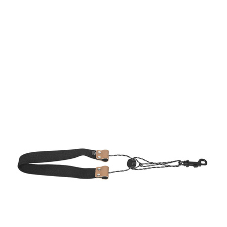 Stagg SAX STRAP4 BK GoodGroove - regulowany pasek do saksofonu, czarny