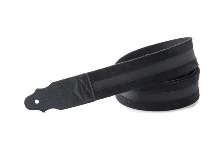 RightOn Straps 708 Standard Plus Plain Black - Pas do Gitary