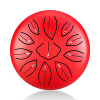 Mini Ginkgo biloba drum  6" 11 ton Hluru-Wangyou TWG11-6-Red