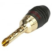 Hicon Banana HI-BM05-RED - wtyk bananowy z zaciskiem